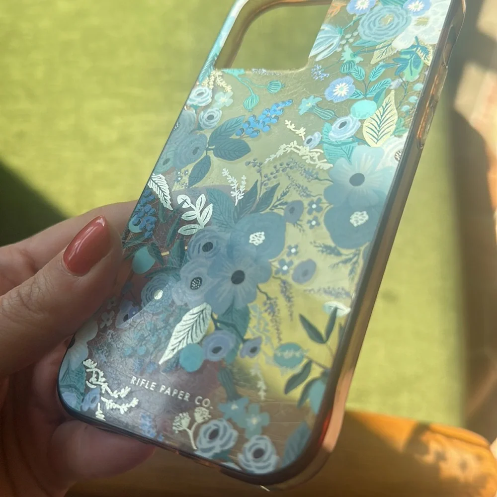 Rifle Paper Co. Garden Party Blue Apple iPhone 12 Pro Phone Case